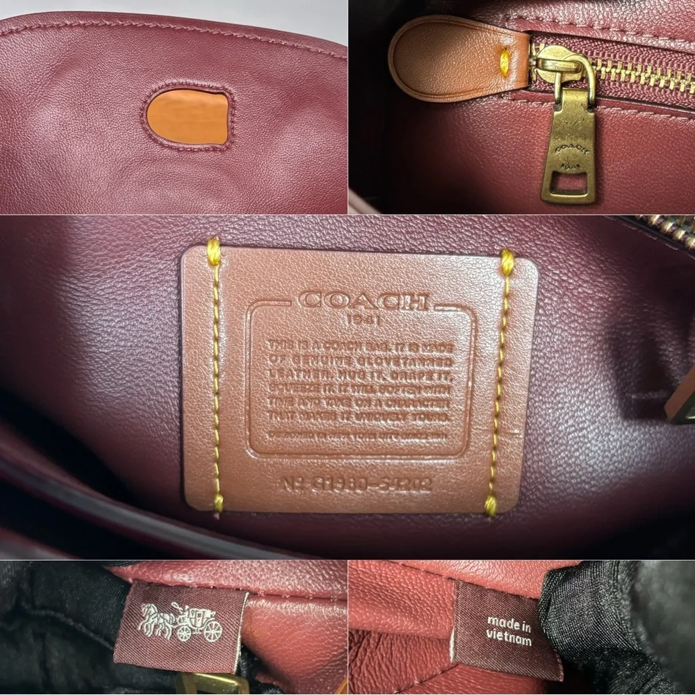 COACH 1941 Glovetanned Leather Saddle Bag